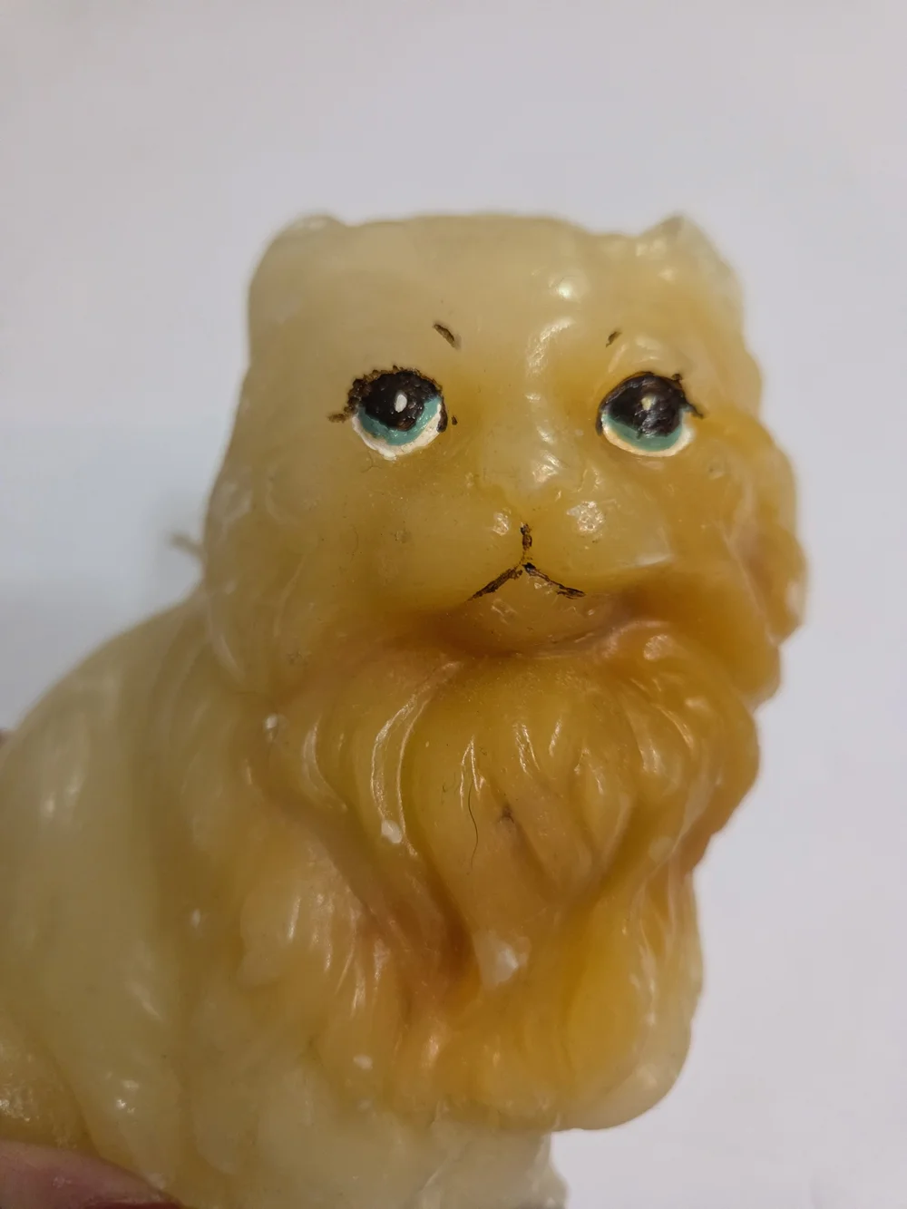 Cat Figure Candle Wax Single Wick Feline Retro Home Decor